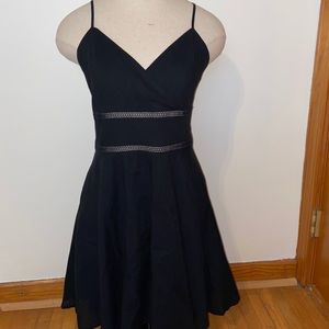 Black dress with matching mask